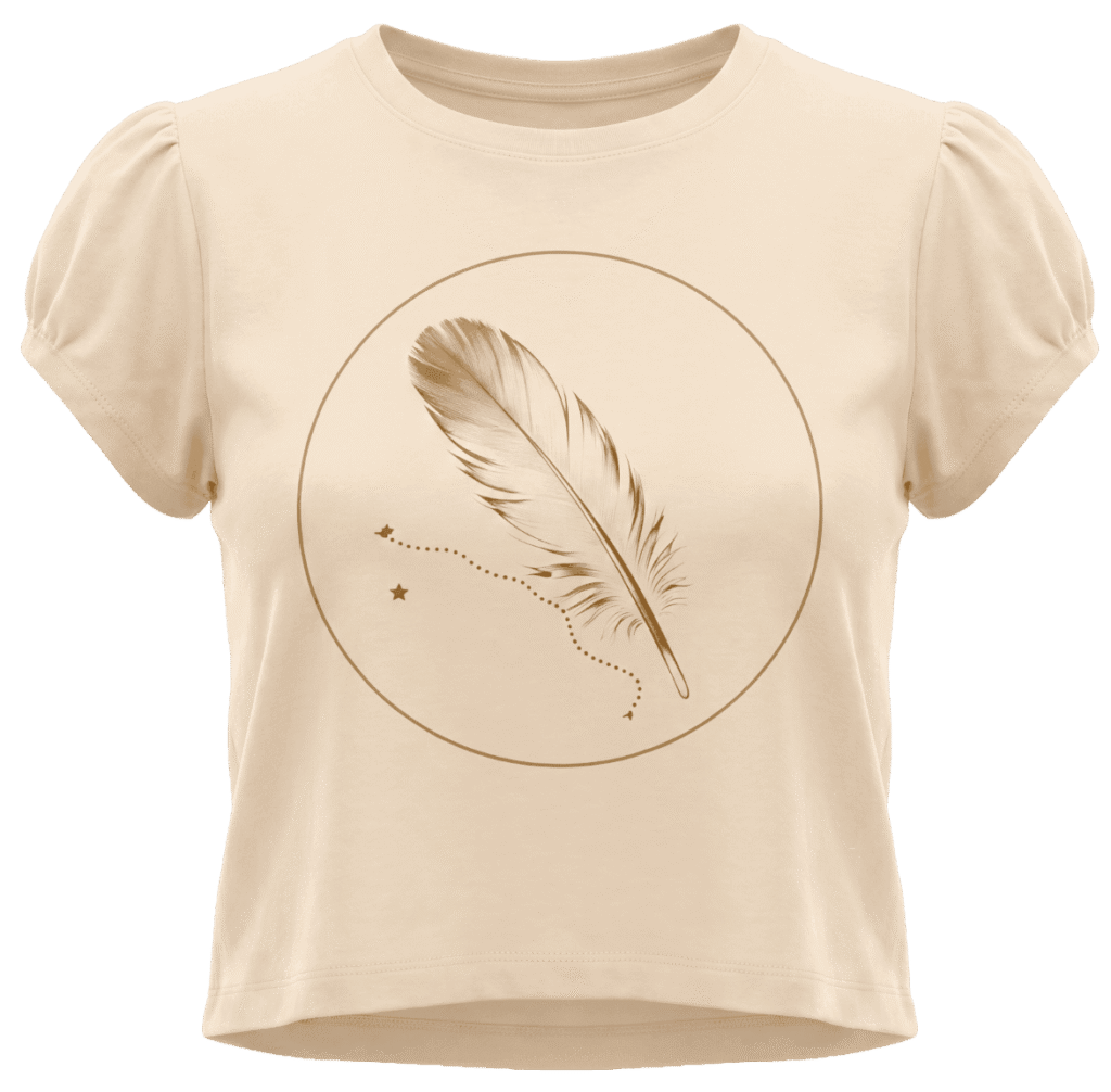 w feather print t shirt crop top comp e1782743966247